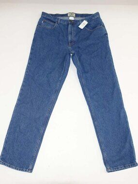 L.L. Bean Men's Double L Classic Fit Jeans Size 36 x 32 NWT Blue Straight Leg
